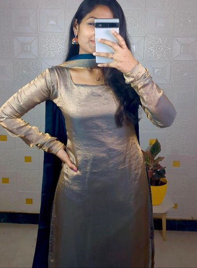 Reddish Pink Fendi Silk Traditional Salwar Suit Set - BONYHUBSALWAR KAMEEZ