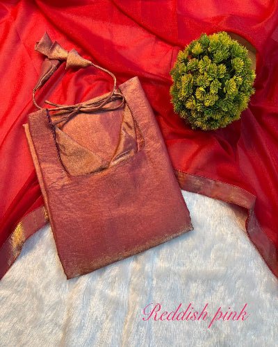 Reddish Pink Fendi Silk Traditional Salwar Suit Set - BONYHUBSALWAR KAMEEZ