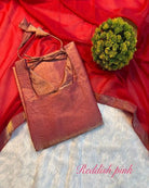 Reddish Pink Fendi Silk Traditional Salwar Suit Set - BONYHUBSALWAR KAMEEZ