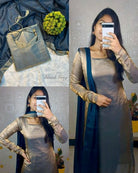 Reddish Pink Fendi Silk Traditional Salwar Suit Set - BONYHUBSALWAR KAMEEZ