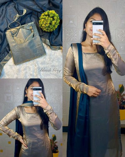 Reddish Pink Fendi Silk Traditional Salwar Suit Set - BONYHUBSALWAR KAMEEZ