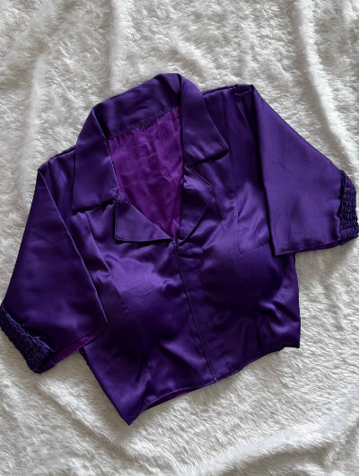 Designer Silk Collar Neck Readymade Blouse- 15 Colours