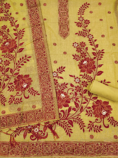 Jamdani Weaving Cotton Salwar Suit Set