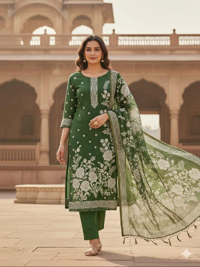 Jamdani Weaving Cotton Salwar Suit Set