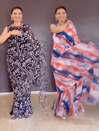 Saree Gown Blouse Stitched Readymade Saree UK Next Day - BONYHUBSAREE