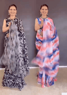 Saree Gown Blouse Stitched Readymade Saree UK Next Day - BONYHUBSAREE