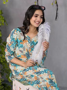 Vibrant Garden Muse Cotton Co - ord Set - BONYHUBsalwar suit