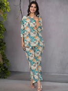 Vibrant Garden Muse Cotton Co - ord Set - BONYHUBsalwar suit