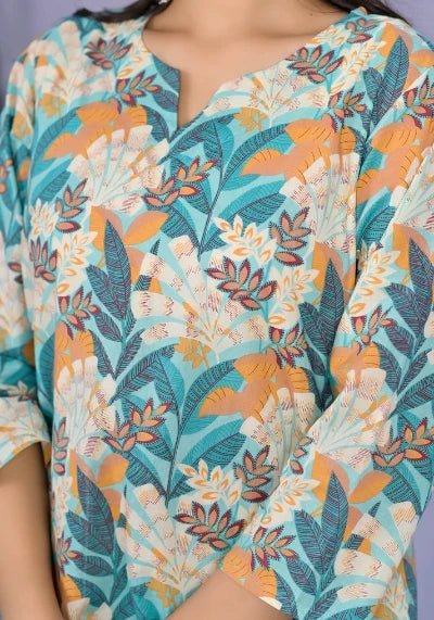 Vibrant Garden Muse Cotton Co - ord Set - BONYHUBsalwar suit