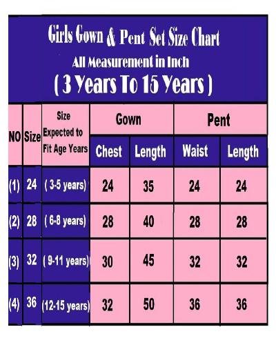 White Floral Fantasy Kids Anarkali Gown Suit Set - BONYHUBClothing