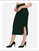 Dark Green Saree Shapewear Petticoat for Women - BONYHUBSaree Shapewear