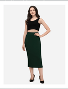 Dark Green Saree Shapewear Petticoat for Women - BONYHUBSaree Shapewear