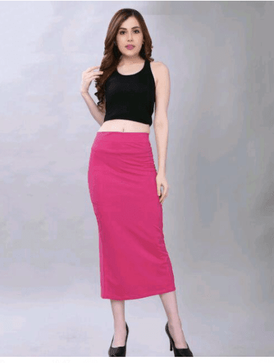 Dark Pink Saree Shapewear Petticoat for Women - BONYHUBSaree Shapewear