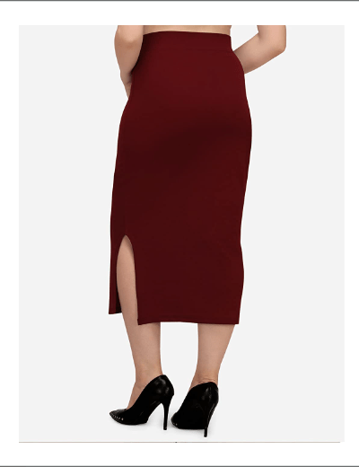 Maroon Saree Shapewear Petticoat for Women UK Next Day - BONYHUBSaree Shapewear