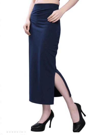 Navy Blue Saree Shapewear Petticoat for Women UK Next Day - BONYHUBSaree Shapewear
