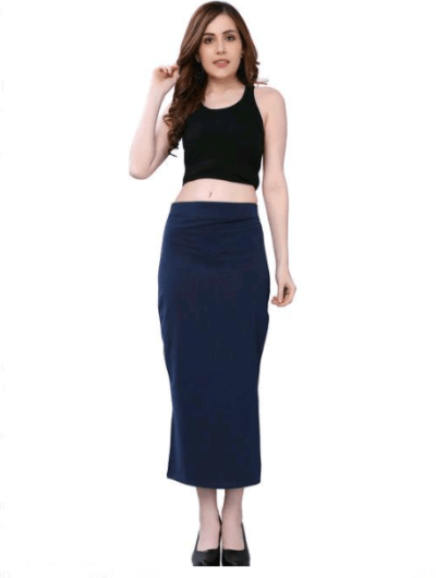 Navy Blue Saree Shapewear Petticoat for Women UK Next Day - BONYHUBSaree Shapewear