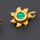 Petal Designer Womens Gold Nose Ring Clipon - BONYHUBNOSE STUD