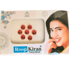 Red Half Moon Gold Diamond Fashion Bindi Sticker - BONYHUBBindi