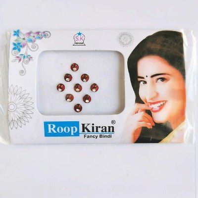 Red Round Diamond Fashion Bindi Sticker - BONYHUBBindi