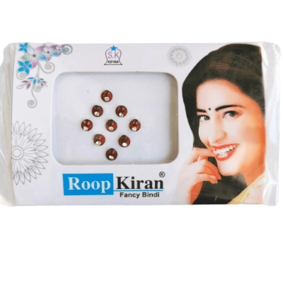 Red Round Diamond Fashion Bindi Sticker - BONYHUBBindi