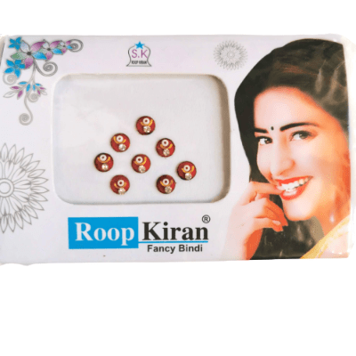 Red Round Mini Diamond Fashion Bindi Sticker - BONYHUBBindi