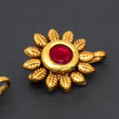 Sun Designer Womens Gold Nose Ring Clipon - BONYHUBNOSE STUD