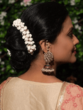 White Handcrafted Gajra Jasmine Hair Accesories UK Next day
